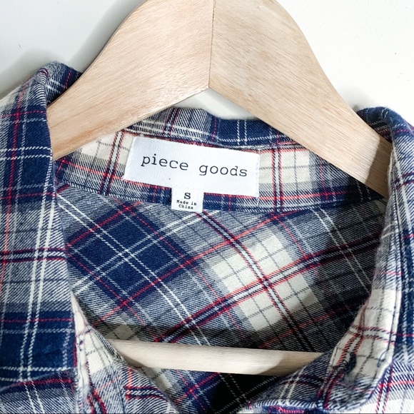 PLAID FLANNEL BUTTON DOWN MAXI DRESS - Picture 10 of 10